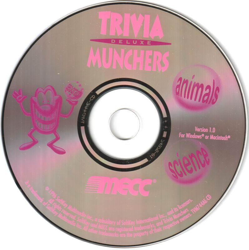 Trivia Munchers Deluxe Microsoft Windows 3.X CD