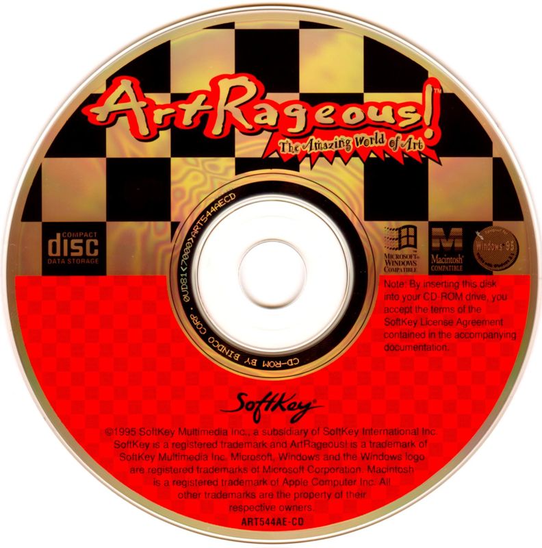 ArtRageous Microsoft Windows 3.X CD