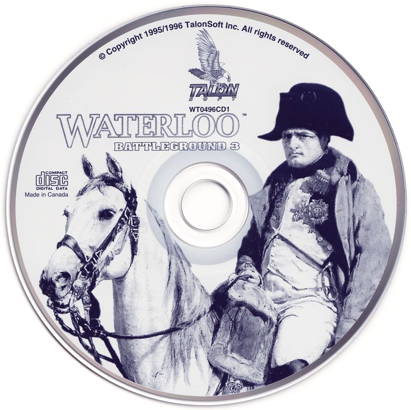 Battleground 3 Waterloo Microsoft Windows 3.X CD