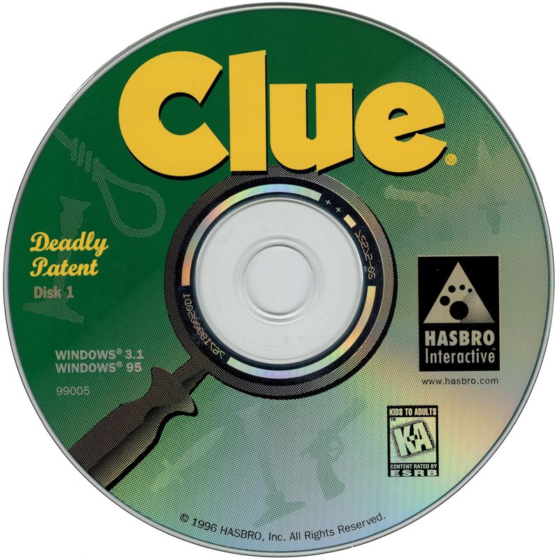 Clue 1996 Disc 1-3 Microsoft Windows 3.X CD