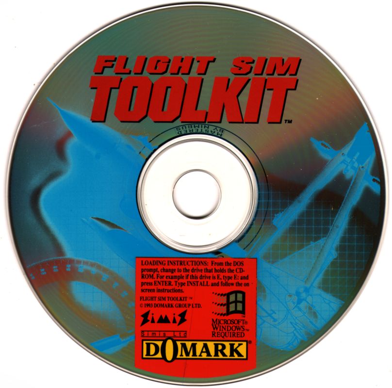 Flight Sim Toolkit Microsoft Windows 3.X CD