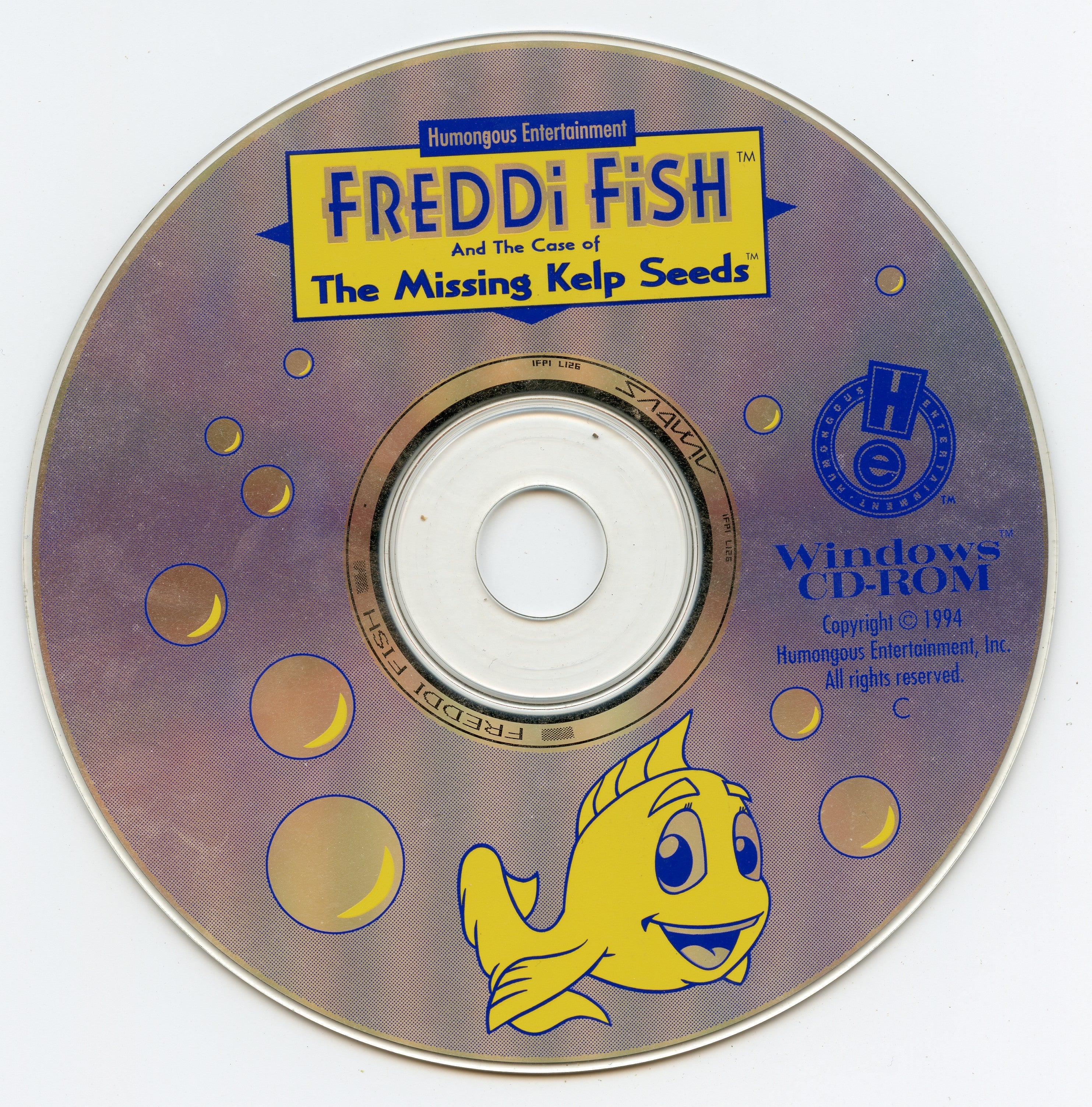 Freddi Fish and the Case of the Missing Kelp Seeds Microsoft Windows 3.X CD