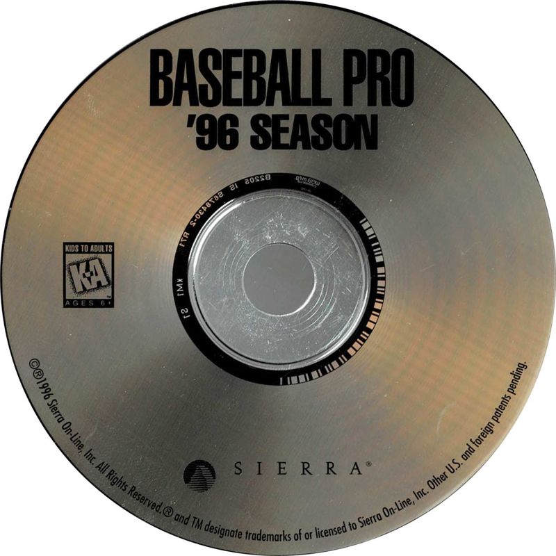 Front Page Sports - Baseball Pro '96 Season Microsoft Windows 3.X CD