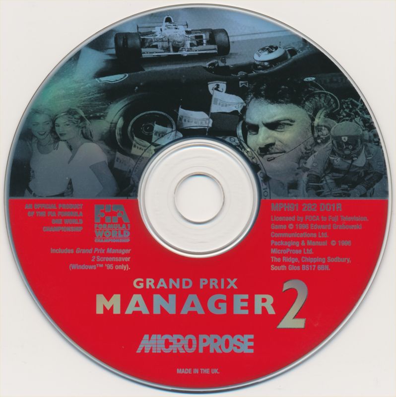 Grand Prix Manager 2 Microsoft Windows 3.X CD