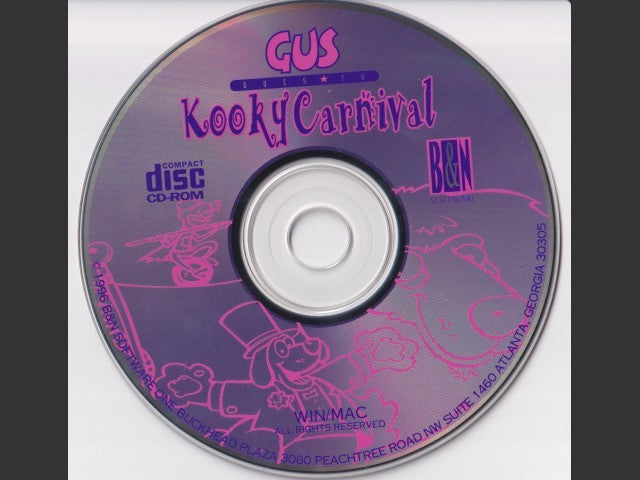 Gus Goes to the Kooky Carnival Microsoft Windows 3.X CD