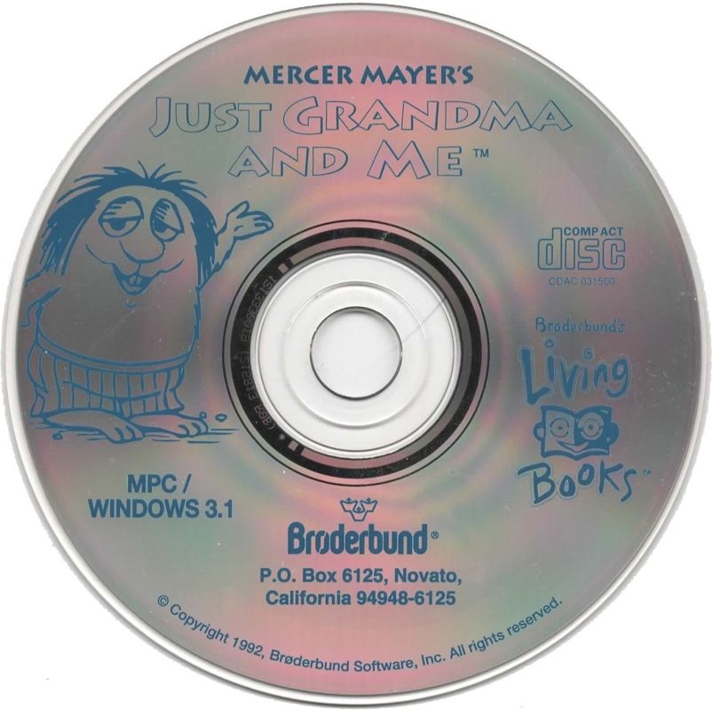 Just Grandma And Me Microsoft Windows 3.X CD