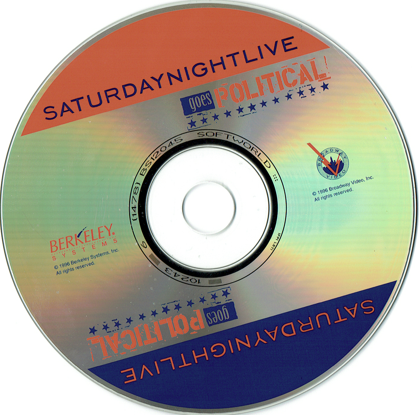 Saturday Night Live Goes Political Microsoft Windows 3.X CD
