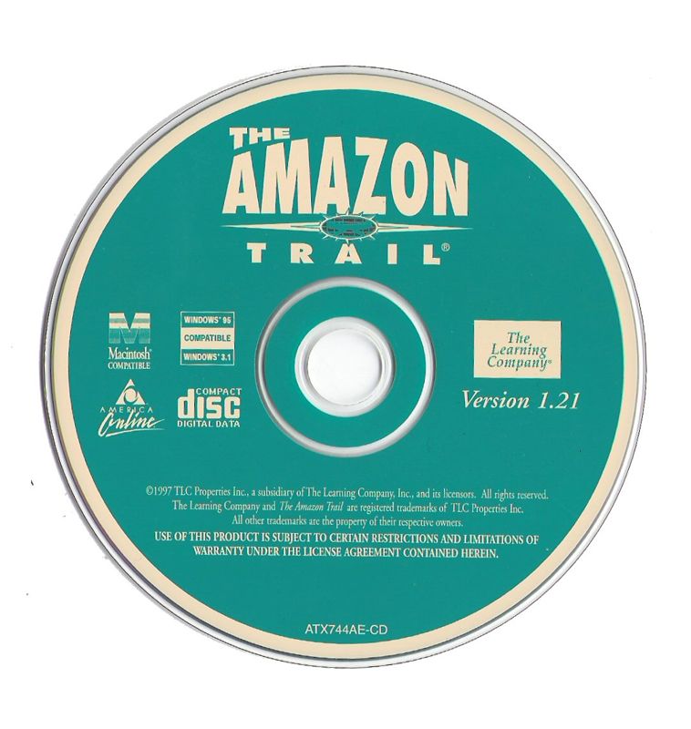 The Amazon Trail (1993) Microsoft Windows 3.X CD