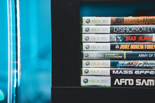 black flat screen tv showing game