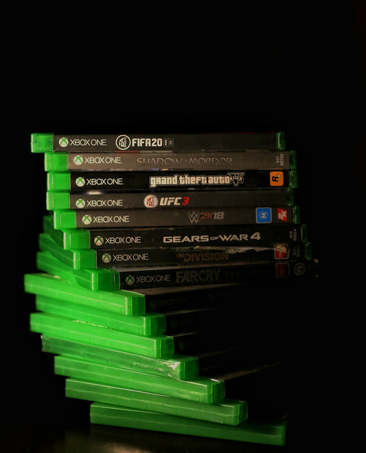 green and black battery lot