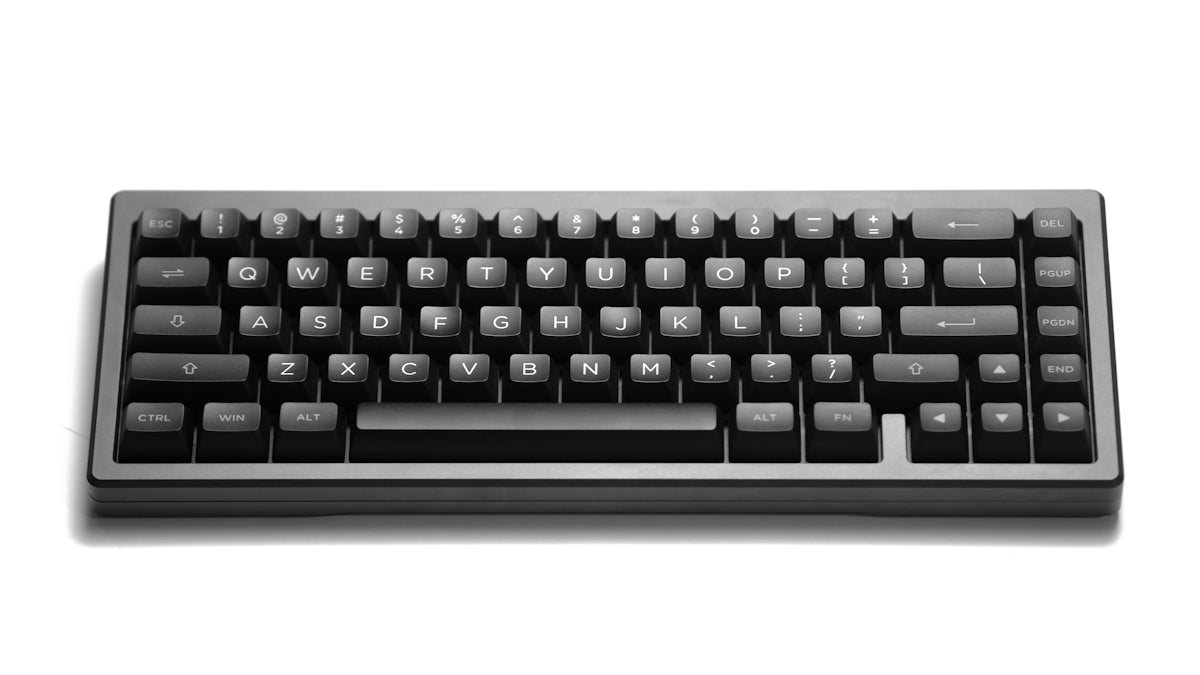 a black and white photo of a keyboard