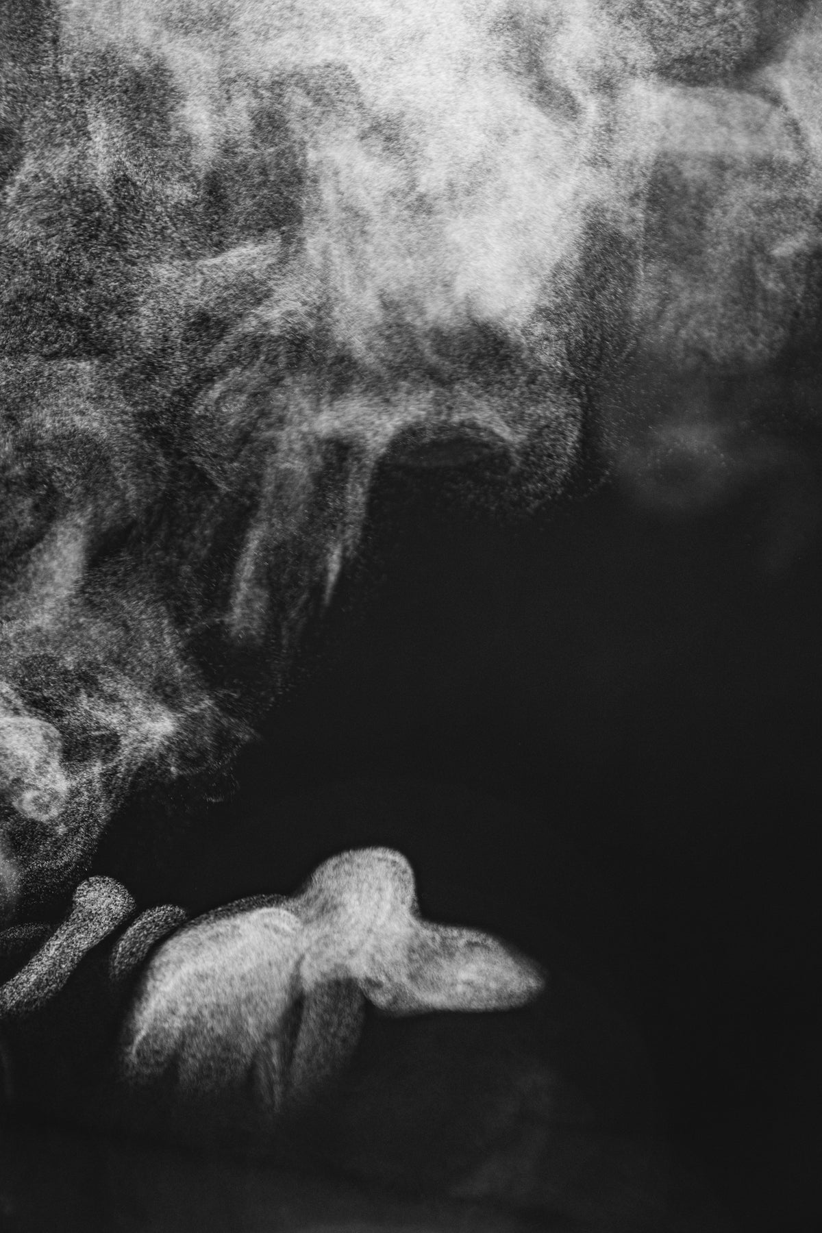 a close-up of a person's foot