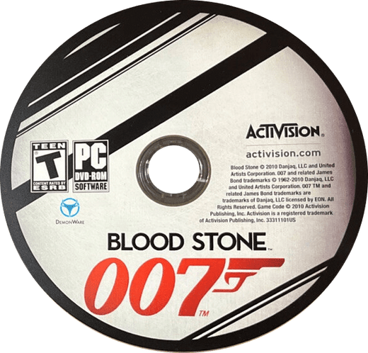 007 Blood Stone Microsoft Windows PC DVD by PC Gamez USA