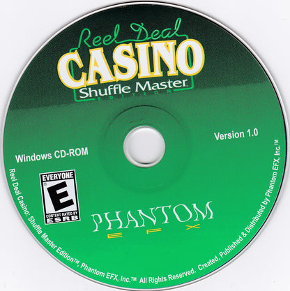 Reel Deal Casino Shuffle Master Collection Microsoft Windows PC CD-PC Gamez USA