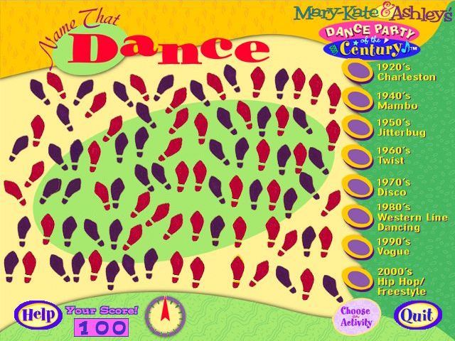 Mary Kate Ashley's DANCE PARTY of the century Microsoft Windows PC CD-PC Gamez USA