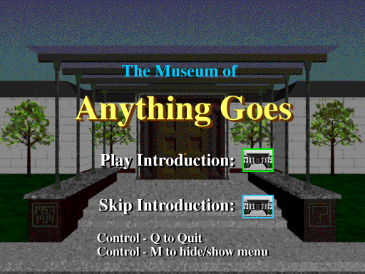 Museum of Anything Goes (1995) Microsoft Windows 3.X CD by PC Gamez USA