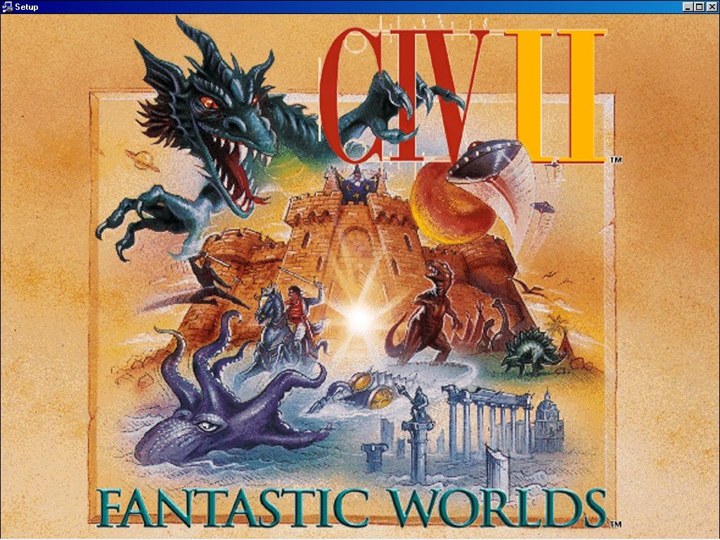 Civilization II Fantastic Worlds Microsoft Windows PC CD-PC Gamez USA