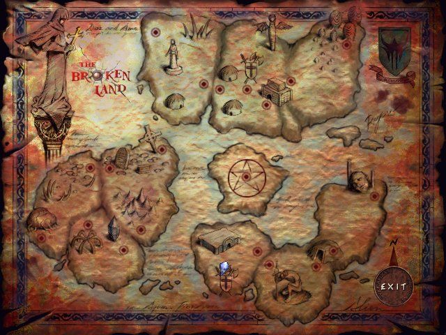 The Broken Land Microsoft Windows PC CD-PC Gamez USA