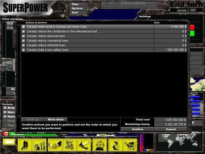 SuperPower Microsoft Windows PC CD – Strategic Global Simulation Game-PC Gamez USA