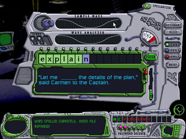 Carmen SanDiego Word Detective Microsoft Windows PC CD-PC Gamez USA