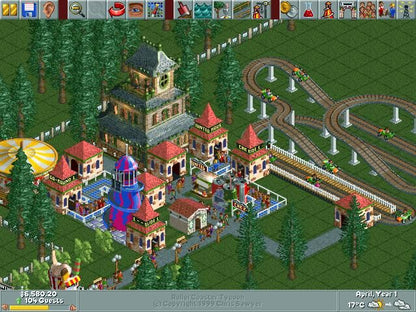 RollerCoaster Tycoon Microsoft Windows PC CD-PC Gamez USA