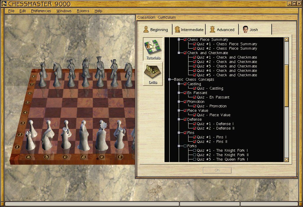 Chessmaster 9000 Disc 1-2 Microsoft Windows PC CD-PC Gamez USA