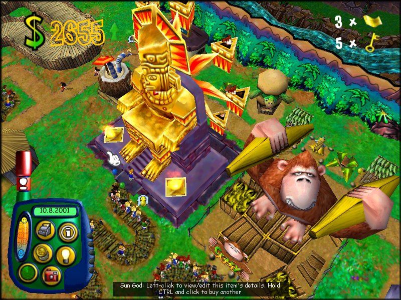 Sim Theme Park World Microsoft Windows PC CD-PC Gamez USA