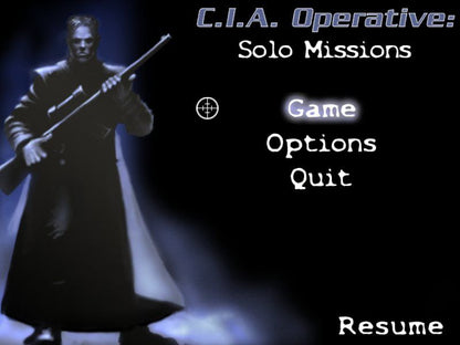 CIA Operative Solo Missions Microsoft Windows PC CD-PC Gamez USA