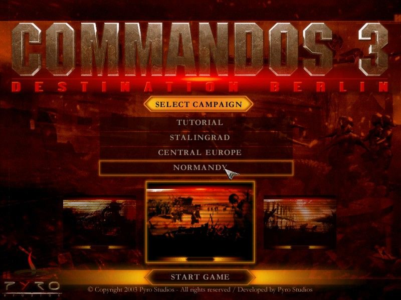 Commandos 3: Destination Berlin Disc 1-3 Microsoft Windows PC CD-PC Gamez USA
