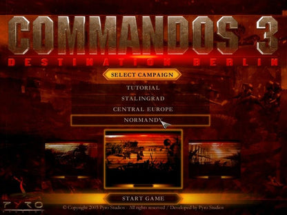 Commandos 3: Destination Berlin Disc 1-3 Microsoft Windows PC CD-PC Gamez USA