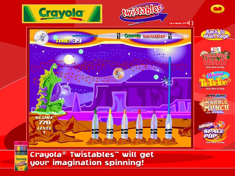 Crayola Arcade Microsoft Windows PC CD-PC Gamez USA