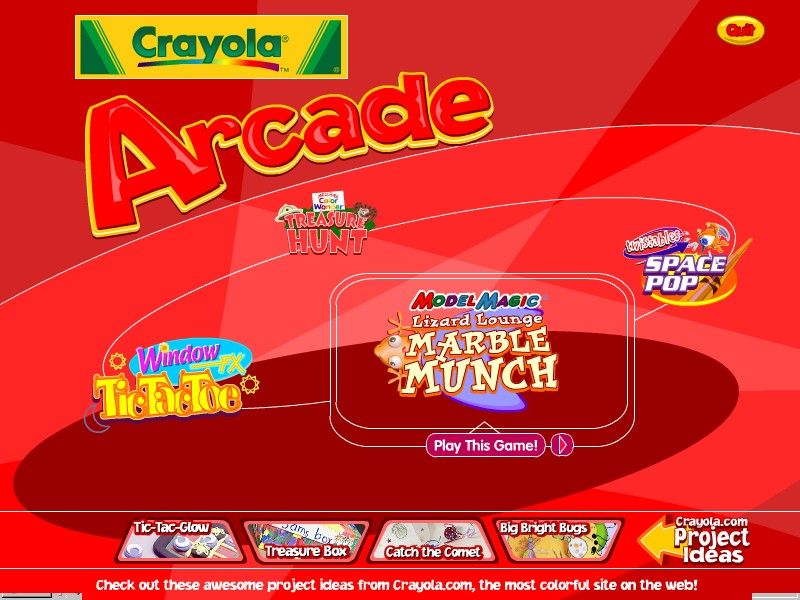 Crayola Arcade Microsoft Windows PC CD-PC Gamez USA