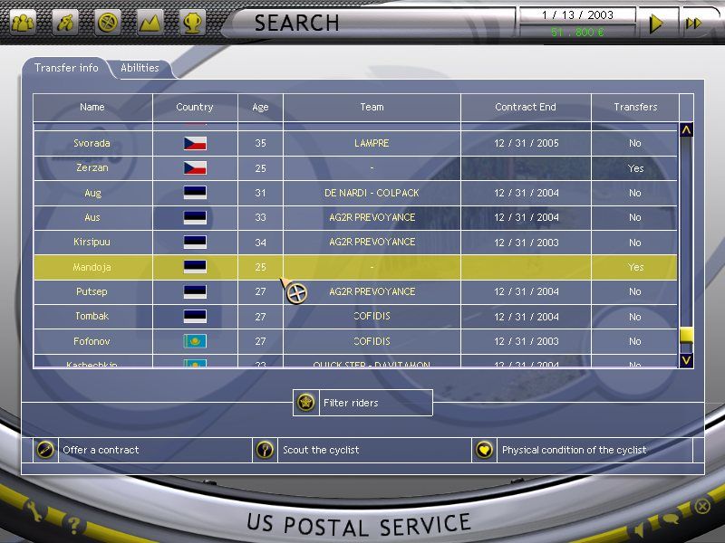 Cycling Manager 3 Microsoft Windows PC CD-PC Gamez USA