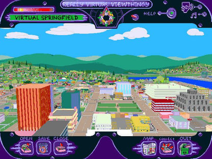 The Simpsons Virtual Springfield Microsoft Windows PC CD-PC Gamez USA