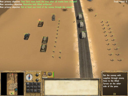 Desert Rats vs Afrika Korps Disc 1-2 Microsoft Windows PC CD-PC Gamez USA