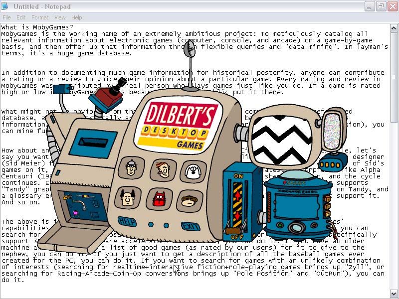 Dilbert's Desktop Games Microsoft Windows PC CD-PC Gamez USA