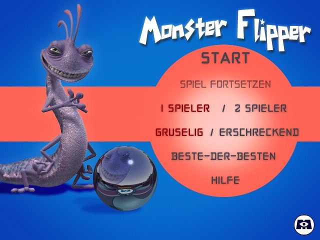 Disney Pixar's Monsters Inc. Pinball Panic Mini Game Microsoft Windows PC CD-PC Gamez USA