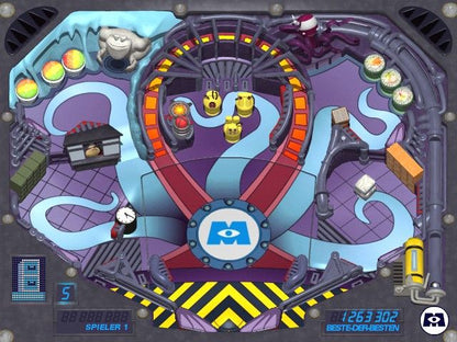 Disney Pixar's Monsters Inc Pinball Panic Mini Game Microsoft Windows PC CD-PC Gamez USA