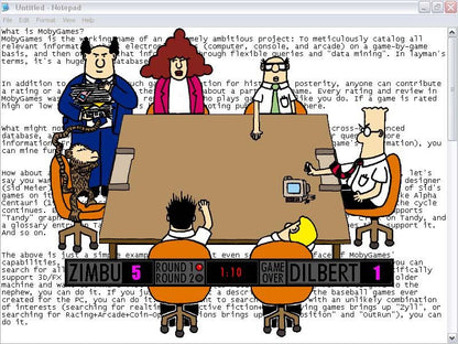 Dilbert's Desktop Games Microsoft Windows PC CD-PC Gamez USA