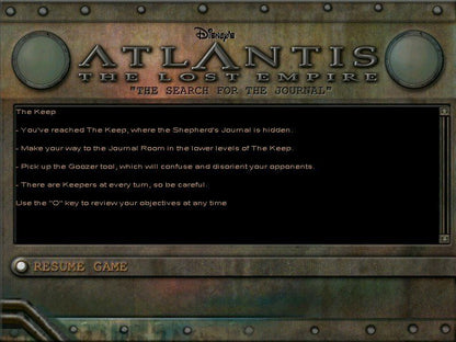 Disney's Atlantis - The Lost Empire - Search for the Journal Microsoft Windows PC CD-PC Gamez USA