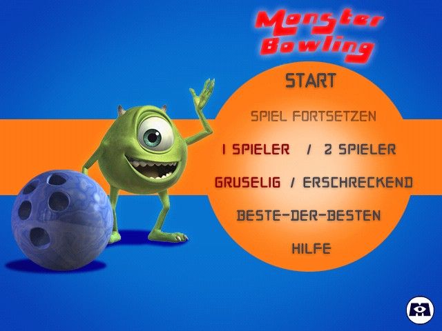 Disney Pixar's Monsters Inc Wreck Room Arcade Bowling for Screams Microsoft Windows PC CD-PC Gamez USA