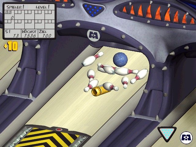 Disney Pixar's Monsters Inc Wreck Room Arcade Bowling for Screams Microsoft Windows PC CD-PC Gamez USA