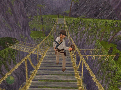 LucasArts Indiana Jones and the Infernal Machine Disc 1 -2 Microsoft Windows PC CD-PC Gamez USA