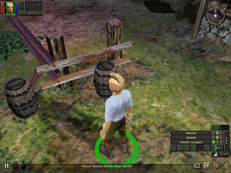 Dungeon Siege Disc 1-2 2002 Microsoft Windows UbiSoft Square Enix PC CD-PC Gamez USA