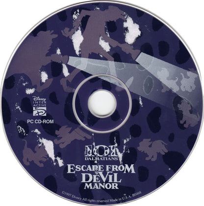 101 Dalmatians: Escape From DeVil Manor Microsoft Windows PC CD-PC Gamez USA