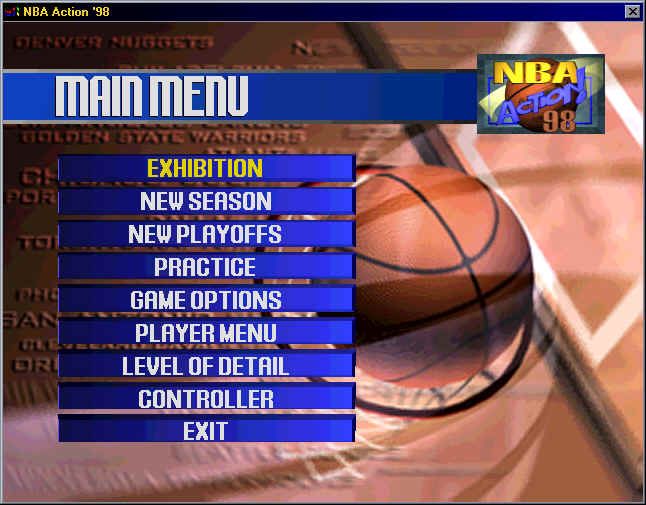 NBA Action '98 Microsoft Windows PC CD-PC Gamez USA