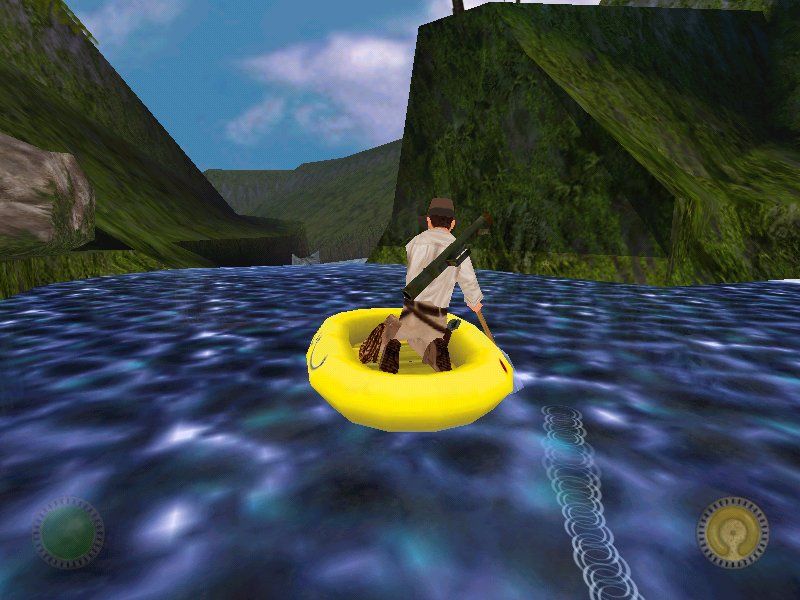 LucasArts Indiana Jones and the Infernal Machine Disc 1 -2 Microsoft Windows PC CD-PC Gamez USA