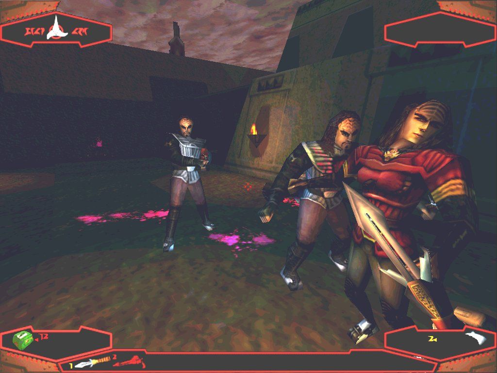 Star Trek The Next Generation Klingon Honor Guard Disc 1-2 Microsoft Windows PC CD-PC Gamez USA