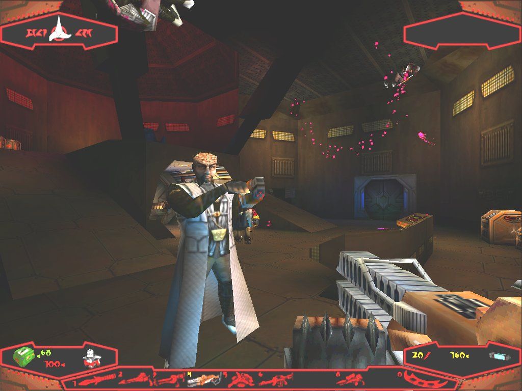 Star Trek The Next Generation Klingon Honor Guard Disc 1-2 Microsoft Windows PC CD-PC Gamez USA