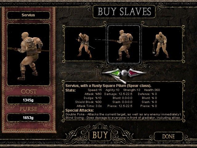 Gladiators of Rome Microsoft Windows PC CD-PC Gamez USA